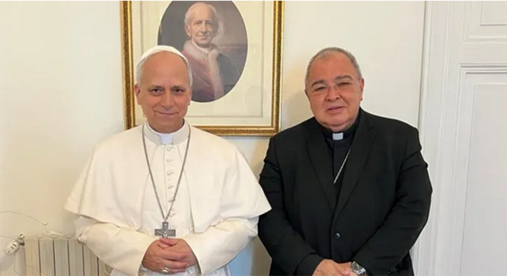 Papa Leão XIV recebeu o cardeal Tempesta no Palácio do Santo Ofício, residência provisória papa no Vaticano | Instagram/Regional Leste 1 da CNBB Papa Leão XIV recebeu o cardeal Tempesta no Palácio do Santo Ofício, residência provisória papa no Vaticano | Instagram/Regional Leste 1 da CNBB