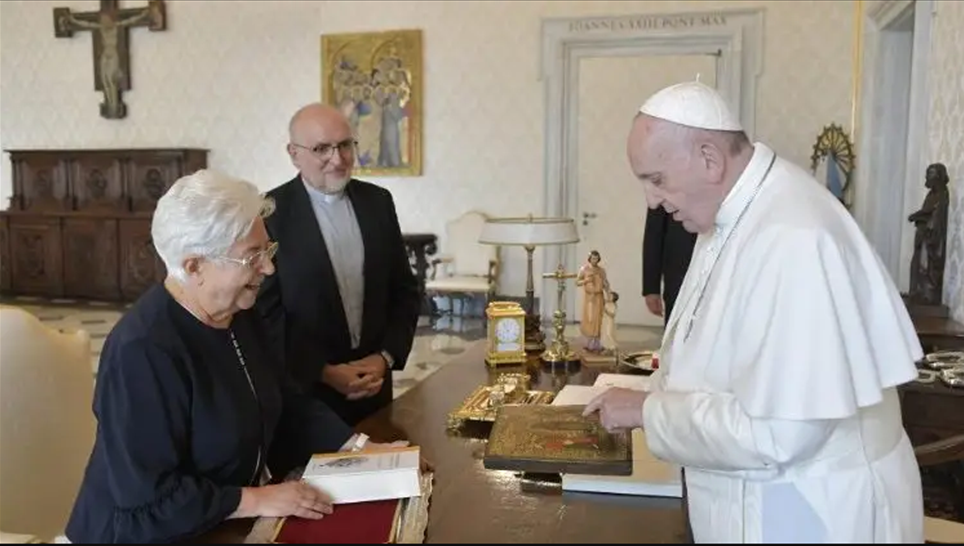 Maria Voce em audiência com o Papa Francisco em 2019 (foto: Vatican Media) Maria Voce em audiência com o Papa Francisco em 2019 (foto: Vatican Media)