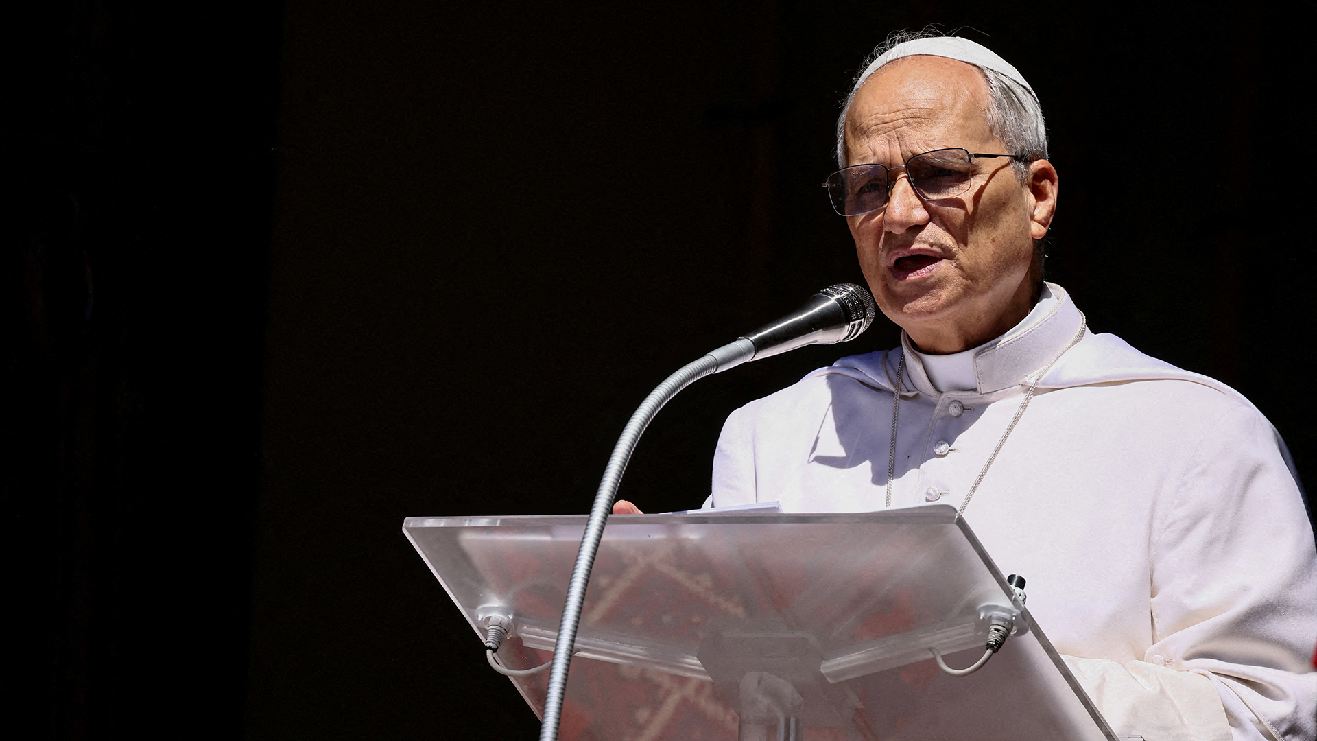 Após o Angelus, Papa Leão XIV pediu preces pela fim do conflito que assola Gaza / Foto: Marco Iacobucci – IPA – Sipa USA via Reuters Após o Angelus, Papa Leão XIV pediu preces pela fim do conflito que assola Gaza / Foto: Marco Iacobucci – IPA – Sipa USA via Reuters