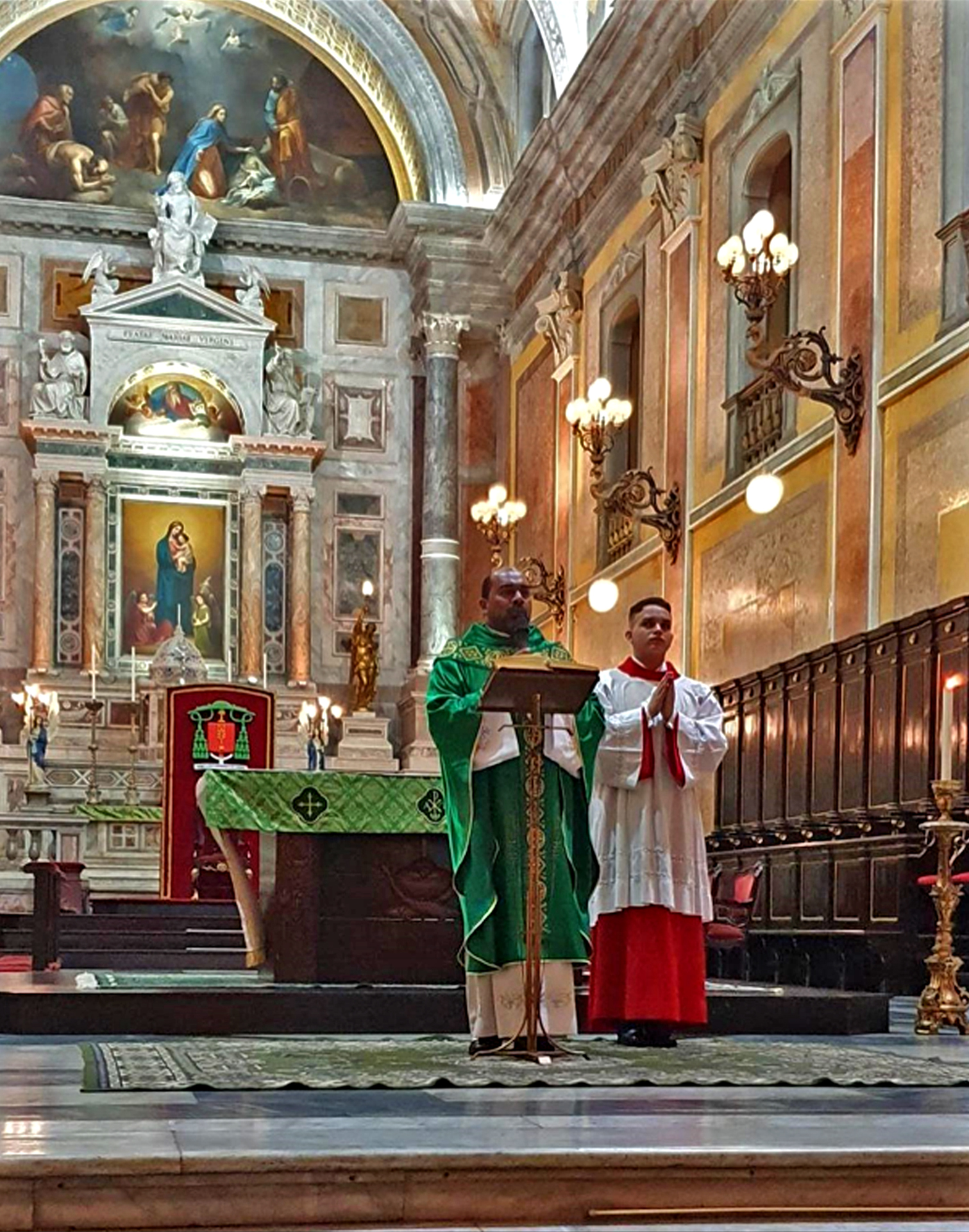Missa na Catedral Metropolitana de Belém Missa na Catedral Metropolitana de Belém