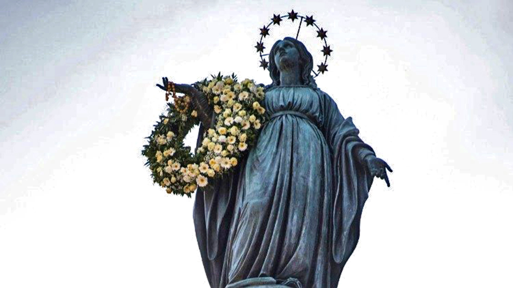 Imagem da Imaculada Conceição na Praça de Espanha, em Roma | Vatican Media Imagem da Imaculada Conceição na Praça de Espanha, em Roma | Vatican Media