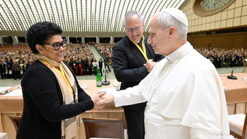 Papa Leão XIV durante o Jubileu das Equipas sinodais e Organismos de participação (@Vatican Media) Papa Leão XIV durante o Jubileu das Equipas sinodais e Organismos de participação (@Vatican Media)