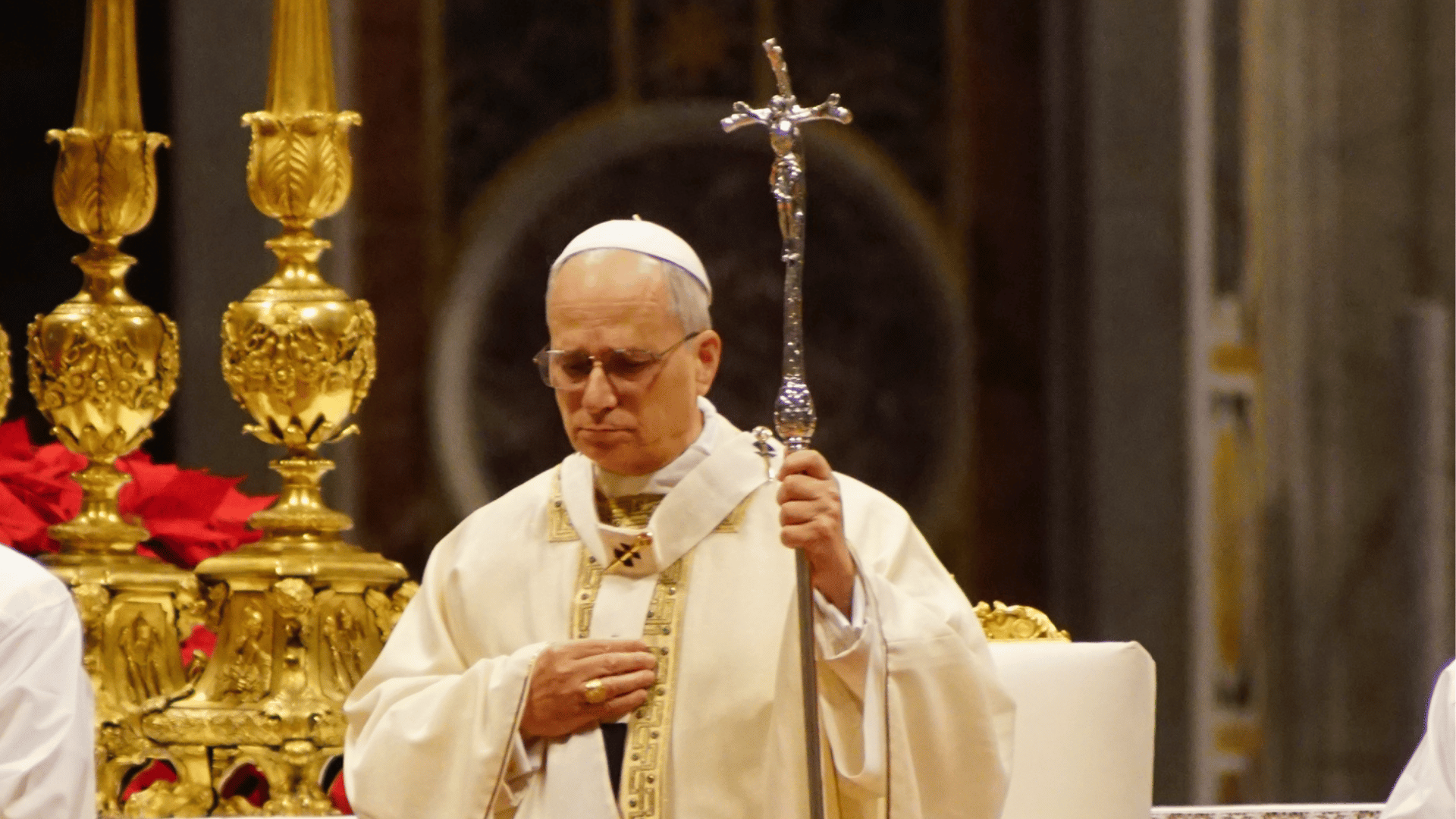 Papa Leão XIV na Solenidade da Epifania em 6 de janeiro de 2025 com sua nova cruz pastoral / Foto: Joyce Mesquita Papa Leão XIV na Solenidade da Epifania em 6 de janeiro de 2025 com sua nova cruz pastoral / Foto: Joyce Mesquita