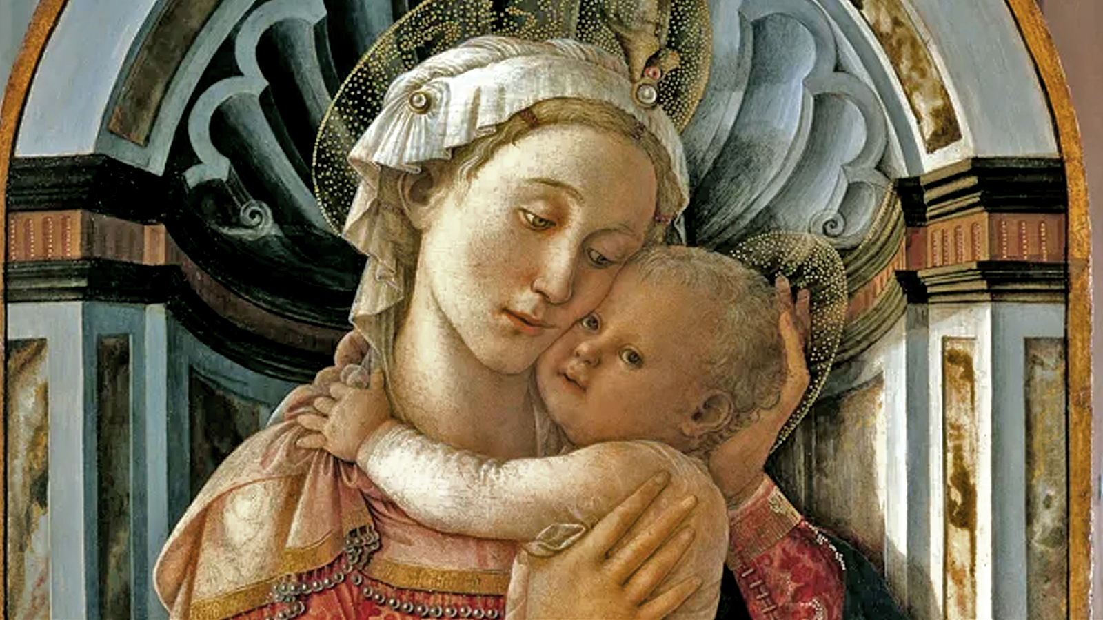 Madonna col Bambino (a Virgem e o Menino), de FilippoLippi