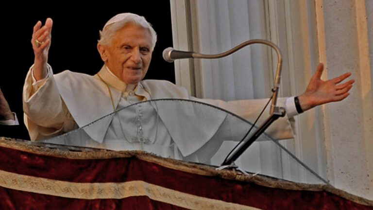 Última aparição pública de Bento XVI, encerrando seu Pontificado / Foto: Arquivo CN