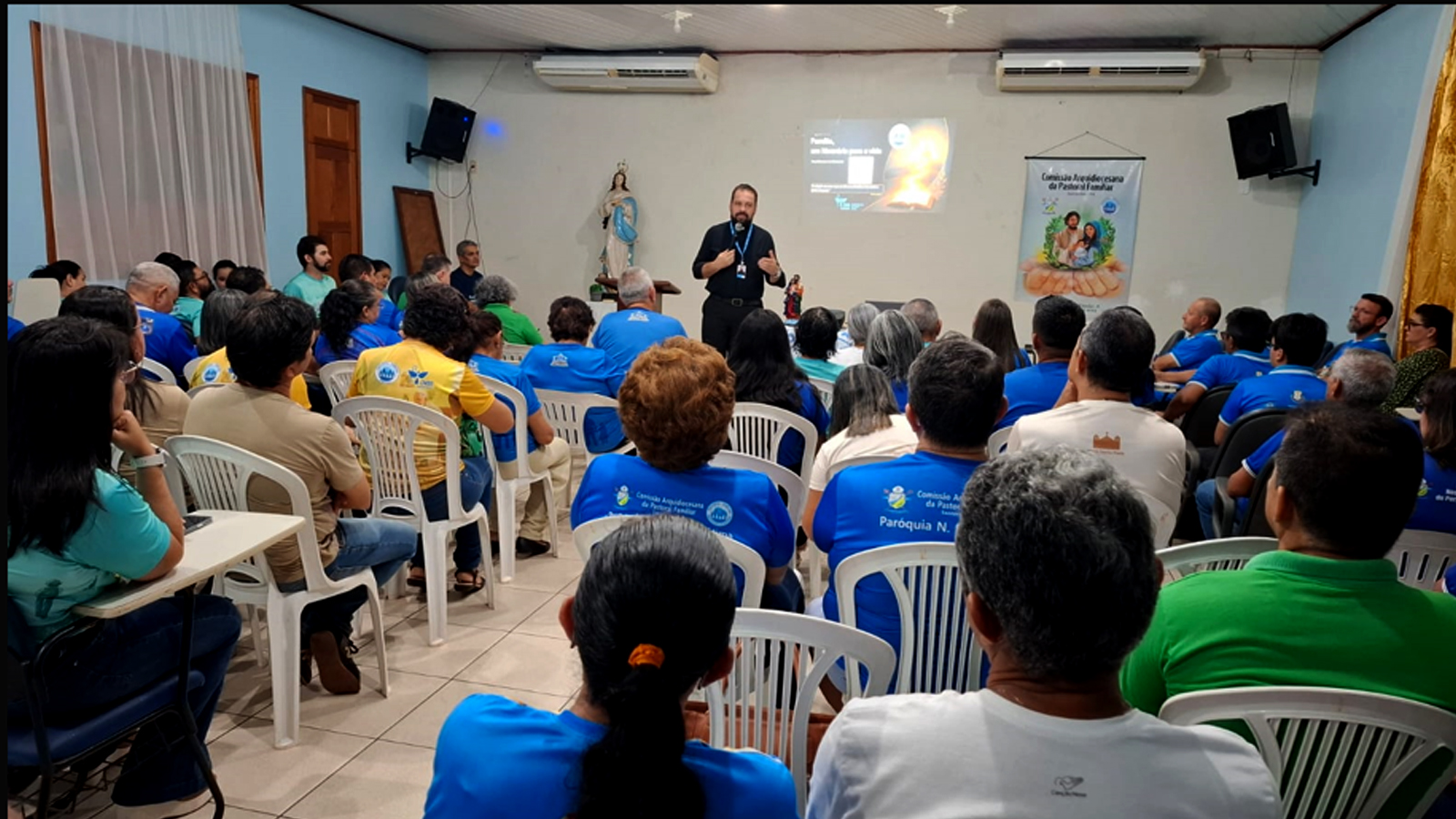 Formação ocorreu na noite do dia 9 de julho. Foto: Aritana Aguiar