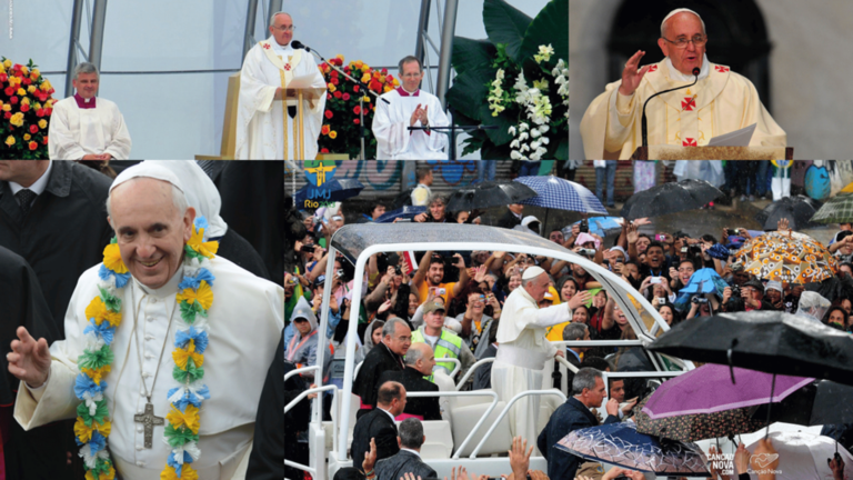 Fotos de 2013, da viagem do Papa Francisco ao Brasil /Fotos: Ed Alves e Robson Siqueira