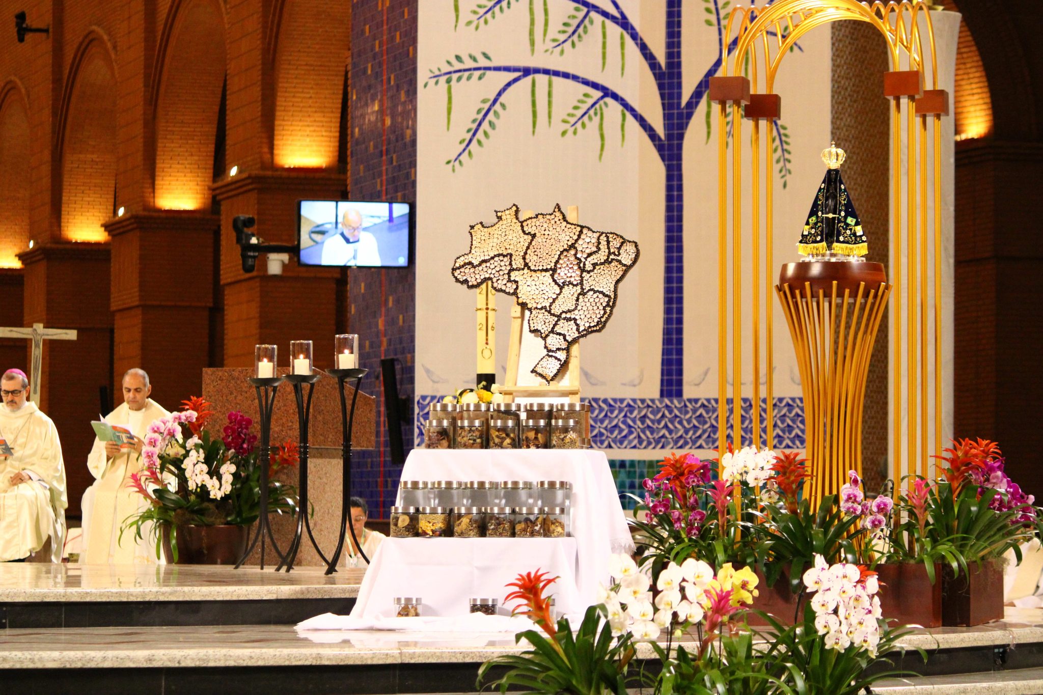 Missa pelo Cuidado da Criação celebrada em 21 de abril de 2026 no Santuário Nacional Aparecida. | Crédito: Jaison Alves da Silva / CNBB. Missa pelo Cuidado da Criação celebrada em 21 de abril de 2026 no Santuário Nacional Aparecida. | Crédito: Jaison Alves da Silva / CNBB.