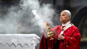 Papa Leão XIV celebra missa na Basílica de São Pedro, no Vaticano, no Domingo de Pentecostes, 24 de maio de 2026. | Vatican News